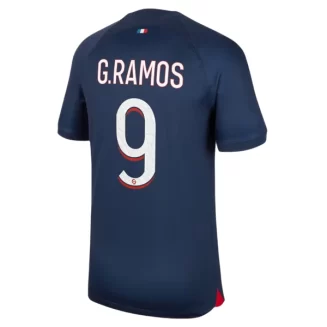 Paris Saint Germain PSG Gonçalo Ramos #9 Thuisshirt 2023-2024 Voetbalshirts Korte Mouw