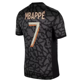 Paris Saint Germain PSG Kylian Mbappe #7 Derde Shirt 2023-2024 Voetbalshirts Korte Mouw