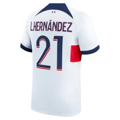 Paris Saint Germain PSG Lucas Hernández #21 Uitshirt 2023-2024 Voetbalshirts Korte Mouw