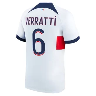 Paris Saint Germain PSG Marco Verratti #6 Uitshirt 2023-2024 Voetbalshirts Korte Mouw