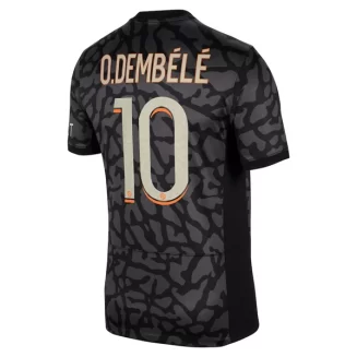 Paris Saint Germain PSG Ousmane Dembele #10 Derde Shirt 2023-2024 Voetbalshirts Korte Mouw