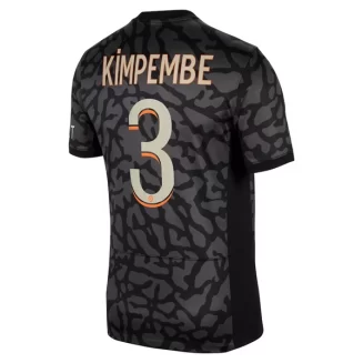 Paris Saint Germain PSG Presnel Kimpembe #3 Derde Shirt 2023-2024 Voetbalshirts Korte Mouw