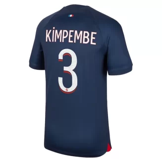Paris Saint Germain PSG Presnel Kimpembe #3 Thuisshirt 2023-2024 Voetbalshirts Korte Mouw
