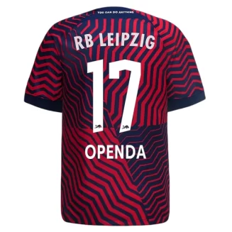 RB Leipzig Loïs Openda #17 Uitshirt 2023-2024 Voetbalshirts Korte Mouw