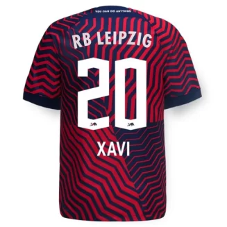 RB Leipzig Xavi Simons #20 Uitshirt 2023-2024 Voetbalshirts Korte Mouw