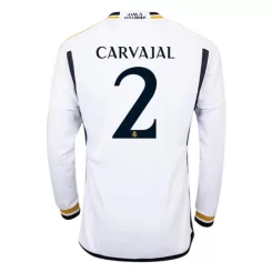 Real Madrid Daniel Carvajal #2 Thuisshirt 2023-2024 Voetbalshirts Lange Mouwen