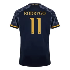 Real Madrid Rodrygo #11 Uitshirt 2023-2024 Voetbalshirts Korte Mouw