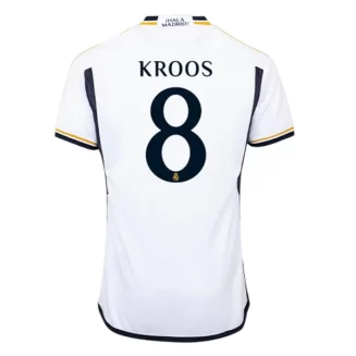 Real Madrid Toni Kroos #8 Thuisshirt 2023-2024 Voetbalshirts Korte Mouw