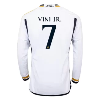 Real Madrid Vinicius Junior #7 Thuisshirt 2023-2024 Voetbalshirts Lange Mouwen