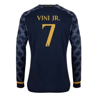 Real Madrid Vinicius Junior #7 Uitshirt 2023-2024 Voetbalshirts Lange Mouwen