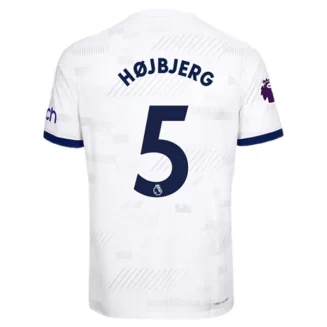 Tottenham Hotspur Pierre-Emile Højbjerg #5 Thuisshirt 2023-2024 Voetbalshirts Korte Mouw