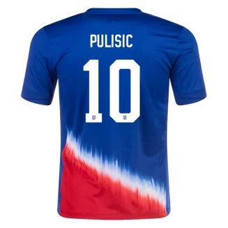 Verenigde Staten Christian Pulisic #10 Uitshirt Copa América 2024 Voetbalshirts Korte Mouw