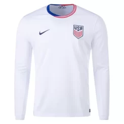 Verenigde Staten Weston McKennie #8 USA Thuisshirt Copa América 2024 Voetbalshirts Lange Mouwen-1