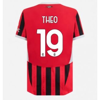 AC Milan Theo Hernandez #19 Thuisshirt 2024-2025 Voetbalshirts Korte Mouw