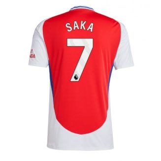 Arsenal Bukayo Saka #7 Thuisshirt 2024-2025 Voetbalshirts Korte Mouw