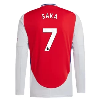 Arsenal Bukayo Saka #7 Thuisshirt 2024-2025 Voetbalshirts Lange Mouwen
