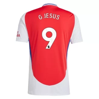 Arsenal Gabriel Jesus #9 Thuisshirt 2024-2025 Voetbalshirts Korte Mouw