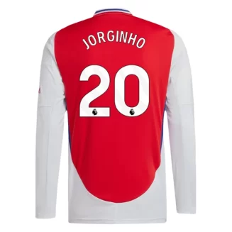 Arsenal Jorginho #20 Thuisshirt 2024-2025 Voetbalshirts Lange Mouwen