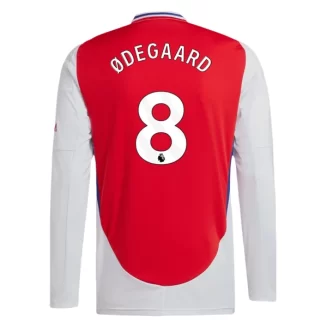 Arsenal Martin Odegaard #8 Thuisshirt 2024-2025 Voetbalshirts Lange Mouwen