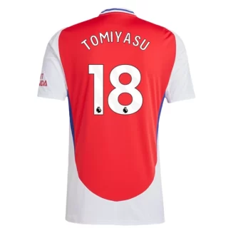 Arsenal Takehiro Tomiyasu #18 Thuisshirt 2024-2025 Voetbalshirts Korte Mouw