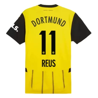 BVB Borussia Dortmund Marco Reus #11 Thuisshirt 2024-2025 Voetbalshirts Korte Mouw
