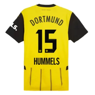 BVB Borussia Dortmund Mats Hummels #15 Thuisshirt 2024-2025 Voetbalshirts Korte Mouw