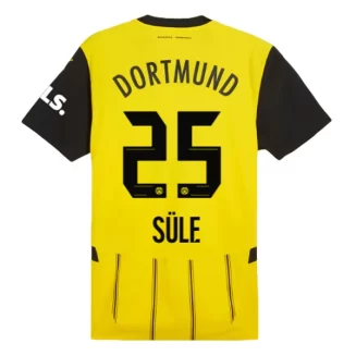 BVB Borussia Dortmund Niklas Sule #25 Thuisshirt 2024-2025 Voetbalshirts Korte Mouw
