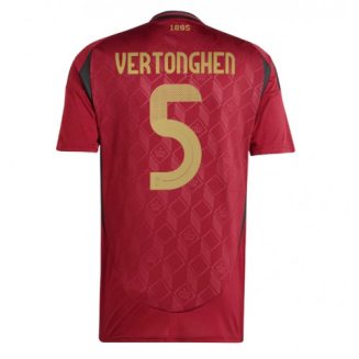 België Jan Vertonghen #5 Thuisshirt EK 2024 Voetbalshirts Korte Mouw