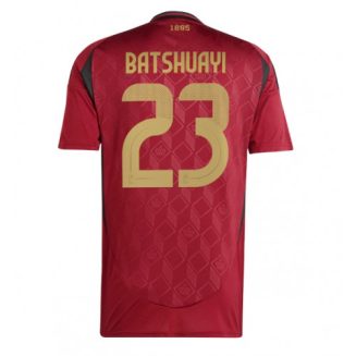 België Michy Batshuayi #23 Thuisshirt EK 2024 Voetbalshirts Korte Mouw