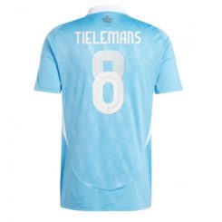 België Youri Tielemans #8 Uitshirt EK 2024 Voetbalshirts Korte Mouw