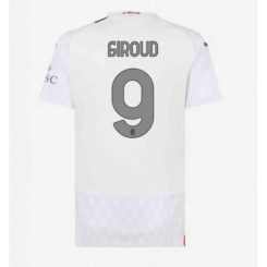Dames AC Milan Olivier Giroud #9 Uitshirt 2023-2024 Voetbalshirts Korte Mouw