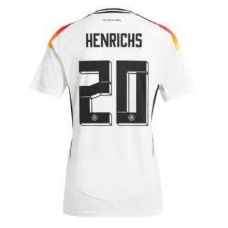 Dames Duitsland Benjamin Henrichs #20 Thuisshirt EK 2024 Voetbalshirts Korte Mouw