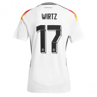 Dames Duitsland Florian Wirtz #17 Thuisshirt EK 2024 Voetbalshirts Korte Mouw
