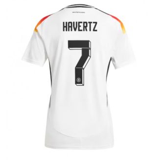 Dames Duitsland Kai Havertz #7 Thuisshirt EK 2024 Voetbalshirts Korte Mouw