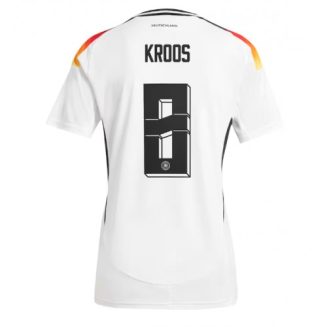 Dames Duitsland Toni Kroos #8 Thuisshirt EK 2024 Voetbalshirts Korte Mouw