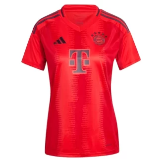 Dames FC Bayern München Thuisshirt 2024-2025 Voetbalshirts Korte Mouw