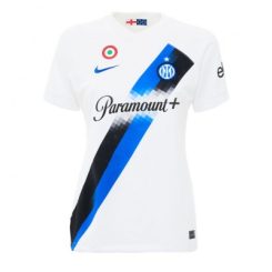 Dames Inter Milan Benjamin Pavard #28 Uitshirt 2023-2024 Voetbalshirts Korte Mouw-1