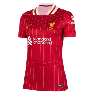 Dames Liverpool Thuisshirt 2024-2025 Voetbalshirts Korte Mouw