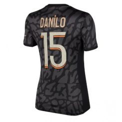 Dames Paris Saint-Germain Danilo Pereira #15 Derde Shirt 2023-2024 Voetbalshirts Korte Mouw