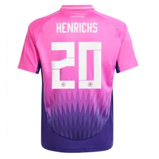 Duitsland Benjamin Henrichs #20 Uitshirt EK 2024 Voetbalshirts Korte Mouw