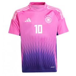 Duitsland Jamal Musiala #10 Uitshirt EK 2024 Voetbalshirts Korte Mouw-1