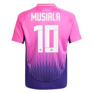 Duitsland Jamal Musiala #10 Uitshirt EK 2024 Voetbalshirts Korte Mouw