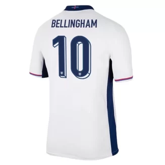 Engeland Jude Bellingham #10 Thuisshirt EK 2024 Voetbalshirts Korte Mouw
