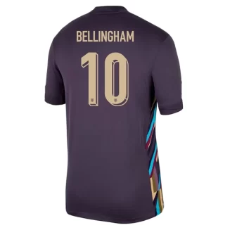 Engeland Jude Bellingham #10 Uitshirt EK 2024 Voetbalshirts Korte Mouw