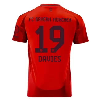 FC Bayern München Alphonso Davies #19 Thuisshirt 2024-2025 Voetbalshirts Korte Mouw