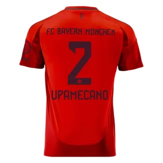 FC Bayern München Dayot Upamecano #2 Thuisshirt 2024-2025 Voetbalshirts Korte Mouw