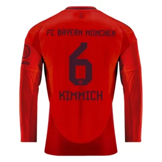 FC Bayern München Joshua Kimmich #6 Thuisshirt 2024-2025 Voetbalshirts Lange Mouwen