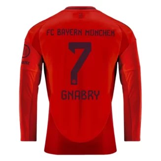 FC Bayern München Serge Gnabry #7 Thuisshirt 2024-2025 Voetbalshirts Lange Mouwen