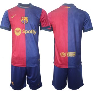 Goedkope Barcelona Voetbalshirts 2024/25 Thuisshirt Korte Mouw (+ Korte broeken) Kopen