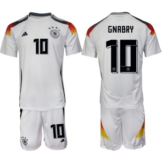 Goedkope Duitsland Serge Gnabry #10 Thuisshirt EK 2024 Voetbalshirts 2024/25 Korte Mouw (+ Korte broeken) Kopen